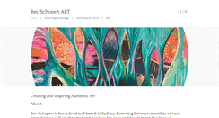 Desktop Screenshot of becschopenart.com